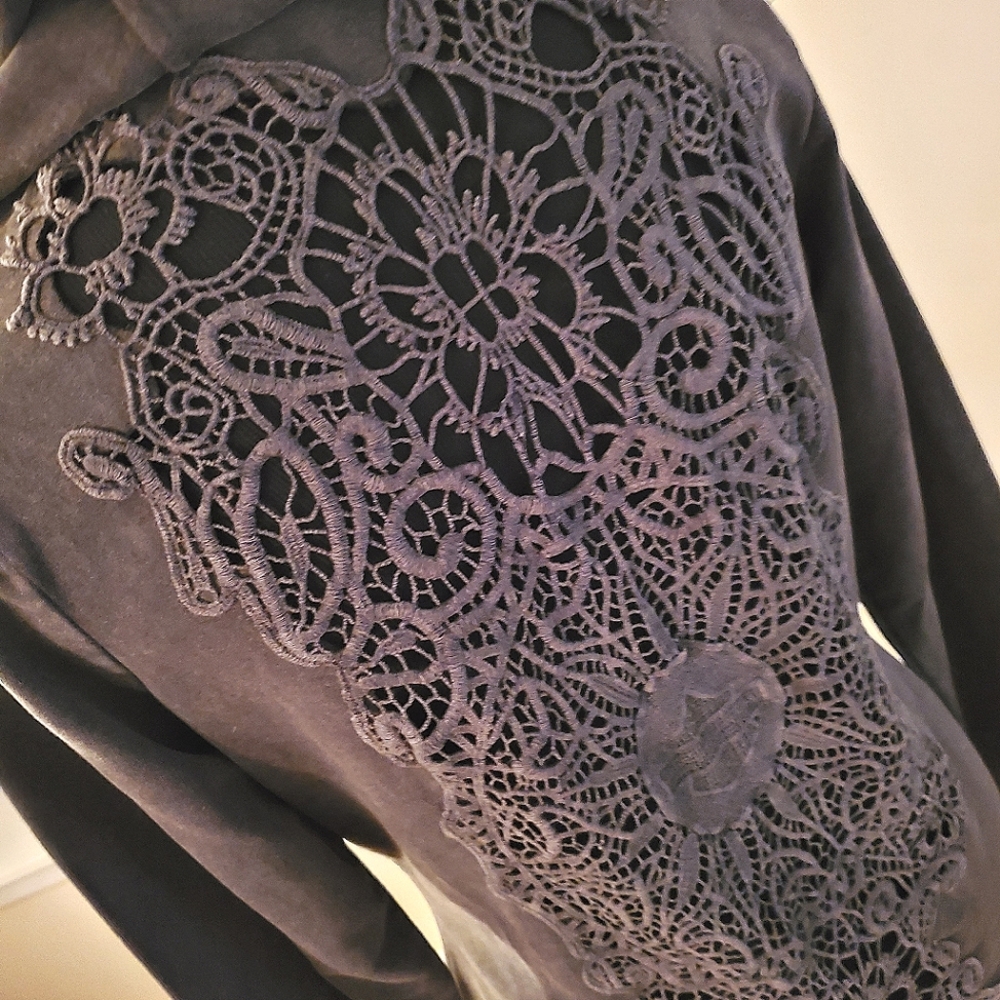 Harley Davidson Genuine Hoodie Sweatshirt Open Lace Cutout Zipper Motorcycle HD